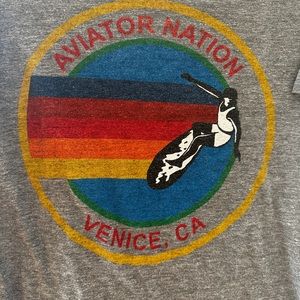 Aviator, Nation logo, boyfriend T-shirt